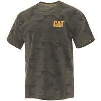Caterpillar Men/'s Trademark Tee T-Shirt, Night Camo, XXL