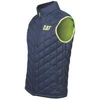 Caterpillar CAT Workwear Mens Insulated Quilted Bodywarmer Gilet Vest, XXL