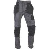 Caterpillar Essentials Stretch Knee Pocket DARK SHADOW-BLACK, 34" Leg