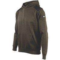 CAT Essentials Hooded Sweatshirt Army Moss Small 34-37" Chest (868VF)
