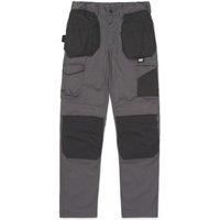 CAT Essential Stretch Knee Pocket Holster Trousers Grey 30" W 30" L (450XH)