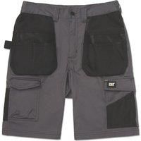 Caterpillar CAT Essentials grey cargo holster work shorts #1080050