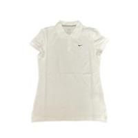 Nike Womens Athletic Department Polo Shirt - White - Medium