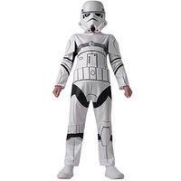 Boys Storm Trooper Star Wars Fancy Dress Costume Kids Childrens Outfit Ages 3-8