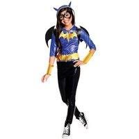 Child BAT GIRL DELUXE Superhero Girls DC Comic Halloween Fancy Dress Costume Kid