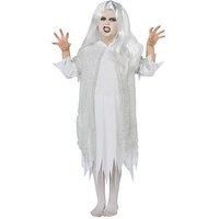 Rubie/'s Official Ghostly Spirit Halloween Childs Costume and Wig, Haunting Ghost Ghoul, Child Size Large Age 7-8 Years