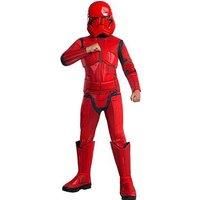 Rubie's Official Disney Star Wars Ep 9, Red Stormtrooper Deluxe Costume, Childs Size Small Age 3-4 Years