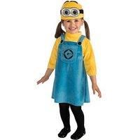 Rubies Official Female Minion, Child/'s Fancy Dress, Size 1-2 Years