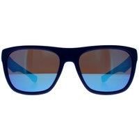 Lacoste Unisex Sunglasses Polycarbonate Lens Blue Square Shape Frame L664S 414