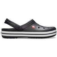 Crocs Unisex Crocband Clogs, Black, 6 UK Men/ 7 UK Women