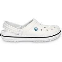 Crocs Unisex Crocband Clogs, White, 6 UK Men/ 7 UK Women