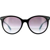 Calvin Klein Women's CK18509S 5518 (004) BLACK/LIGHT BLUE Sunglasses, One Size