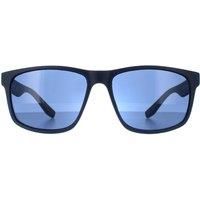 New Calvin Klein Retail CK19539S 410 Square Matte Navy Sunglasses Authentic