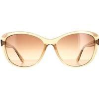 Cat Eye Crystal Beige Brown Gradient CK19560S