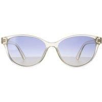 Calvin Klein Retail CK20517S 740 Cat Eye Crystal Pale Yellow 56-15-145 Sunglasse