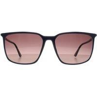 CALVIN KLEIN Men's Rectangle Blue Brown CK22522S