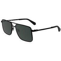 Calvin Klein Jeans Ckj Ckj25201S Metal Navigator Sunglasses - Black