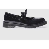 Dr Martens Girls Maccy II Y Black Patent 21989001