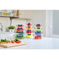 Glass Food Storage Set - 7Pc, 10Pc, 12Pc, 15Pc!