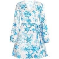 Christmas Themed Dress - 4 Sizes - Black