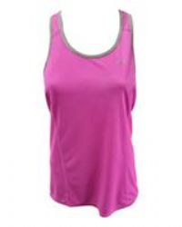 Nike Women's Pink / Grey Racer Tank Vest Size UK M  35.5 - 38" Bust 520274-675