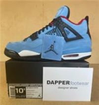 308497 406 Jordan 4 Travis Scott Cactus Jack - 10.5 M (Glue Stain3)*