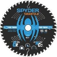 Spyder Tarantula Wood/Chipboard/MDF Fine Circular Saw Blade (20A) 165mm x 20mm 40T (301YL)