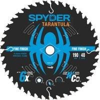 Spyder Tarantula Wood Fine Circular Saw Blade 190mm x 30mm 40T (509YL)