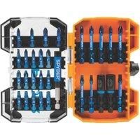Spyder Mach-Blue 1/4" Hex Shank Mixed Impact Driver Bits 30 Piece Set (594YL)
