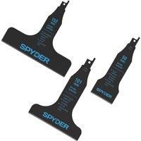 Spyder Multi-Material Stacked Multi-Blade Scrapers 3 Piece Set (650YL)