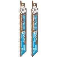 Spyder Mach-Blue Multi-Material Reciprocating Saw Blades 150mm 2 Pack (860YL)