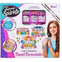 CRA-Z-ART 17883 Shimmer n Sparkle ABC Fashion Personalised Friendship Bracelets with Over 700 Beads, Standard
