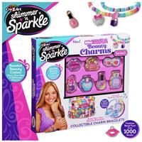 CRA-Z-ART Shimmer N Sparkle Mini Mania Beauty Charms Bracelet Maker Collectable charm bracelets includes over 1000 multicoloured beads Jewellery making kit Make your own friendship bracelets