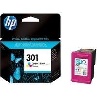 HP CH562EE 301 Original Ink Cartridge, Tri-Colour, Single Pack
