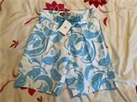 2006 Nike ACG Palm and Bug All Over Print Swimming Shorts - Size UK 4 NWT
