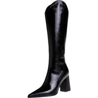 Thigh-High Boots With V-Shaped Mouth - 5 Sizes, 3 Colours