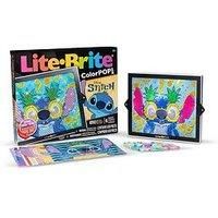 Basic Fun Lite-Brite Colour Pop Disney Stitch – Light-Up Creative Toy with 6 Templates, 650 Colourful Pegs & 4 Light Modes – HD Grid Art Set for Stitch Fans
