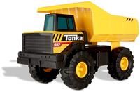 Tonka Steel Classic Mighty Dump Truck, Dumper Truck Toy for Children, Kids Construction Toys for Boys and Girls, Vehicle Toys for Creative Play, Toy Trucks for Children Aged 3 +