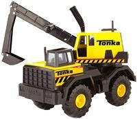 Tonka 06183 Steel Classics 20 Inch Toughest Mighty Excavator, Kids Construction Toys for Boys and Girls, Vehicle Toys for Creative Play, Toy Trucks for Children Aged 3 +, Yellow & Black