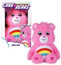 Care Bears 22061 14 Inch Medium Plush Cheer Bear, Collectable Cute Plush Toy, Cuddly Toys for Children, Soft Toys for Girls and Boys, Cute Teddies Suitable for Girls and Boys Aged 4 Years +