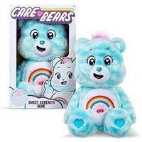 Care Bears 35cm Medium Plush – Sweet Serenity Bear (Eco Friendly) | Soft Cuddly Toy for Kids & Collectors, Pastel Colors