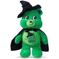 Basic Fun Care Bears x Wicked 22cm Plush – Good Luck Bear as Elphaba – Collectible Soft Toy from the Care Bears x Wicked Collaboration, Green