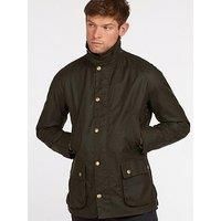 Barbour Mens Ashby Wax Jacket Olive Medium