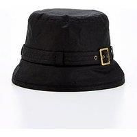 Barbour Kelso Wax Belted Hat - Black