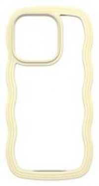 Proporta iPhone 15 Pro Wavy Phone Case - Cream