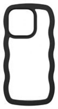 Proporta iPhone 15 Pro Wavy Phone Case - Black
