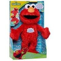 Just Play Sesame Street Tickle Me Elmo 13.5-inch Plush Doll, Laughs, Wiggles, and Giggles, Red, Kids Toys for Ages 18 Month