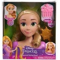 Disney Princess Rapunzel Styling Head, 18-pieces, Pretend Play, Officially Licenced Kids Toys for Ages 3 Up