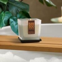 Bamboo Large Candle - Patchouli & Guaiac Wood