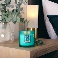 Heart & Home Serene Scents Tranquility Twin Wick Ellipse Shape Sustainable Soy Candle – Luxurious Fresh and Woody Scent | Long-Lasting, Even Burn